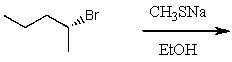 The product(s)for the following reaction would mainly be dictated by which mechanism?
