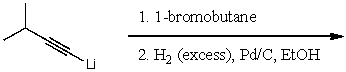 Predict the product(s)for the following reaction sequence.  