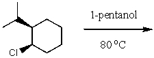 The product(s)for the following reaction would mainly be dictated by which mechanism?