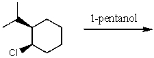The product(s)for the following reaction would mainly be dictated by which mechanism?