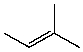 <strong>Which compound listed below would you expect to be the major product when 2-bromo-2-methylbutane is refluxed with KOH/ethanol?</strong> A) B) C) D) E)