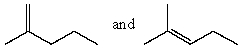 <strong>Which product(s)would be produced by acid-catalyzed dehydration of 2-methyl-2-pentanol?</strong> A) B) C) D) E)