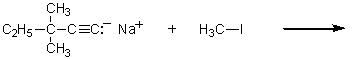 <strong>Which of the following methods could be used to synthesize 4,4-dimethyl-2-hexyne?</strong> A) B) C) D) More than one of these E) None of these
