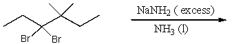 <strong>Which of the following methods could be used to synthesize 4,4-dimethyl-2-hexyne?</strong> A) B) C) D) More than one of these E) None of these