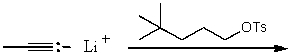 <strong>Which reaction would not result in alkylation of the acetylide anion?</strong> A) B) C) D) E) None of the above