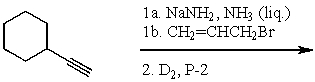 Which would be the major product of the following reaction sequence?