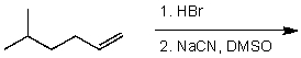 What is the major product of the following reaction sequence?  