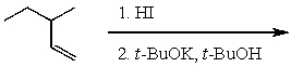 What is the major product of the following reaction sequence?