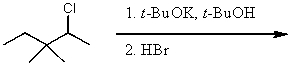 What is the major product of the following reaction sequence?  