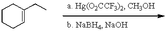 What is the major product for the following reaction?  