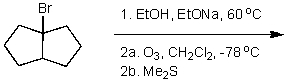 What is the major product of the following reaction sequence?