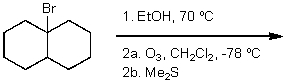What is the major product of the following reaction sequence?  