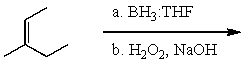 What is the major product for the following reaction?  