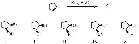 What would be the major product of the following reaction?  