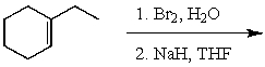 What is the major product of the following reaction sequence?  