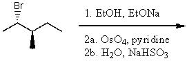 What is the major product of the following reaction sequence?  
