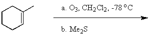 What is the major product for the following reaction?  