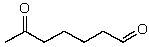 Compound C has the molecular formula C<sub>7</sub>H<sub>12.</sub>On catalytic hydrogenation,1 mol of C absorbs 1 mol of hydrogen and yields a compound with the molecular formula C<sub>7</sub>H<sub>14</sub>.On ozonolysis and subsequent treatment with zinc and acetic acid,C yields only:   The structure of C is:  