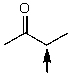 Which one of the following best represents the predicted approximate chemical shift and coupling for the hydrogen(s)indicated with the arrow?