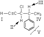 The <sup>1</sup>H NMR signal for which of the indicated protons occurs farthest downfield?  