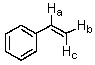 In the structure shown,H<sub>b</sub> and H<sub>c</sub> are classified as:  