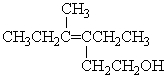 <strong>What is the correct IUPAC name for the following compound? </strong> A) 3-methyl-4-ethyl-3-hexen-6-ol B) 4-ethyl-3-methyl-3,6-hexenol C) 3-ethyl-4-methyl-3-hexen-1-ol D) 3-methyl-4-(2-hydroxyethyl)-3-hexene E) 3-(2-hydroxyethyl)- 3-methyl-3-hexene