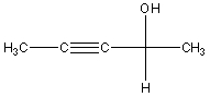 <strong>A correct name for the following Fischer projection formula is: </strong> A) (R)-3-Pentyn-2-ol B) (S)-3-Pentyn-2-ol C) (R)-2-Pentyn-4-ol D) (S)-2-Pentyn-4-ol E) (S)-2-Hydroxy-3-pentyne