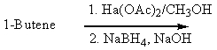 <strong>Which of the following would be a reasonable synthesis of CH<sub>3</sub>CH<sub>2</sub>CH<sub>2</sub>CH<sub>2</sub>OH?</strong> A) B) C) D) E) None of these