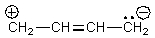 <strong>Which is not a proper resonance structure for 1,3-butadiene?</strong> A) CH<sub>2</sub>=CH-CH=CH<sub>2</sub> B) C) D) E) All are correct