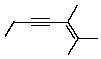 <strong>What is an IUPAC name for </strong> A) 2,3-methylhept-2-en-4-yne B) 1,1,3-trimethylhex-3-yn-1-ene C) 1,1,3-trimethyl-3-hexyn-1-ene D) 2,3-dimethyl-2-hepten-4-yne E) 5,6-dimethyl-5-hepten-3-yne