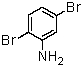 <strong>The correct name for the compound shown below is: </strong> A) 3,4-Dibromoaniline B) 2,4-Dibromoaniline C) 2,5-Dibromoaniline D) 3,6-Dibromoaniline E) 2,6-Dibromoaniline