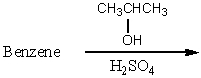 <strong>Which of the following reactions would yield isopropylbenzene as the major product?</strong> A) B) C) D) E) All of these
