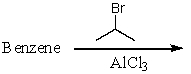 <strong>Which of the following reactions would produce cumene?</strong> A) B) C) D) E) All of these