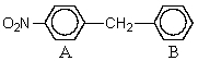 <strong>What might be predicted to happen when the following substance undergoes Friedel-Crafts acylation? </strong> A) Substitution occurs in ring B,p- to the methylene group. B) Substitution occurs in ring A,o- to the nitro group. C) Substitution occurs in ring A,o- to the methylene group. D) Substitution occurs in ring B,m- to the methylene group. E) None of the above.No reaction will occur.