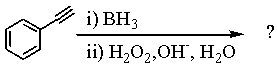 <strong>Select the structure of the major product in the following reaction. </strong> A) I B) II C) III D) IV E) V