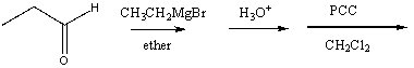 <strong>Which of the following procedures would not yield 3-pentanone as a major product?</strong> A) B) C) D) E)