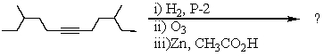 <strong>Select the structure of the major product in the following reaction. </strong> A) 4-Methylhexanal B) 4-Methyl-1-hexanol C) 3-Methylhexanal D) 4,10-Dimethyldodecane-6,7-dione E) 4,10-Dimethyldodecane-6,7-diol