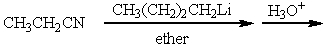 <strong>Which of the following is a synthesis of 3-heptanone?</strong> A) B) C) D) E) All of the above are syntheses of 3-heptanone.