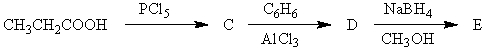 <strong>The product,E,of the following reaction sequence, would be: </strong> A) I B) II C) III D) IV E) V
