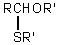 <strong>Which is the general formula for a thioacetal?</strong> A) B) C) D) E)