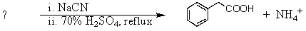 What is the reactant of the following reaction sequence?  