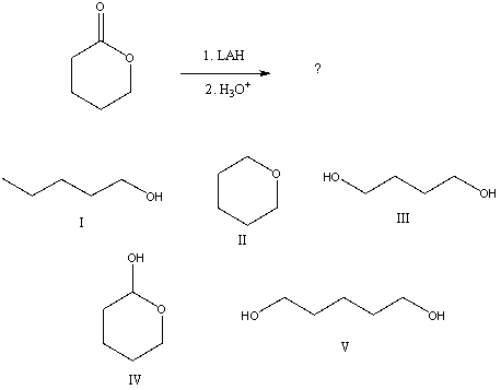 What would be the final organic product of the following reaction?