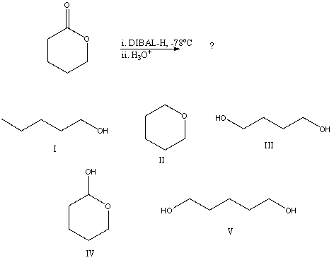 What would be the final organic product of the following reaction?