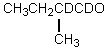 <strong>Which compound would be formed when 2-methylbutanal is treated with a solution of NaOD in D<sub>2</sub>O?</strong> A)   B)   C)   D)   E)   <div style=padding-top: 35px> 
