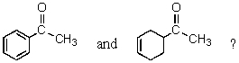 <strong>Which reagent would best serve as the basis for a simple chemical test to distinguish between  </strong> A) NaOI (I<sub>2</sub> in NaOH) B) Br<sub>2</sub>/CCl<sub>4</sub> C) CrO<sub>3</sub>/H<sub>2</sub>SO<sub>4</sub> D) NaHCO<sub>3</sub>/H<sub>2</sub>O E) Ag(NH<sub>3</sub>)<sub>2</sub><sup>+</sup> <div style=padding-top: 35px> 