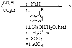 What is the final product of the following reaction sequence? Give structural details of all significant intermediates.  <div style=padding-top: 35px> 