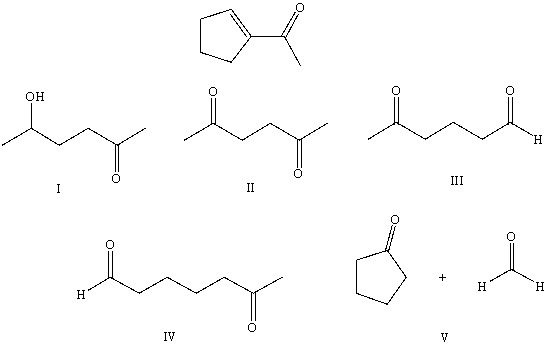 What starting compound(s)would you use in an aldol reaction to prepare as the major product: