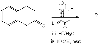 What is the final product of the following reaction sequence? Give structural details of all significant intermediates.