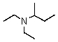 <strong>Which is a correct common name for the following substance? </strong> A) Ethylethylisobutylamine B) Diethylisobutylamine C) sec-Butyldiethylamine D) Ethylethyl-sec-butylamine E) 2-Diethylaminobutane