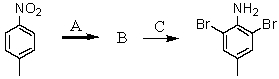<strong>Consider the synthesis below.What is reagent A? </strong> A) Br<sub>2</sub>,FeBr<sub>3</sub> B) Fe,HCl;then OH <sup>-</sup> C) NH<sub>2</sub>Cl,AlCl<sub>3</sub> D) H<sub>3</sub>PO<sub>2</sub> E) LiNH<sub>2</sub>
